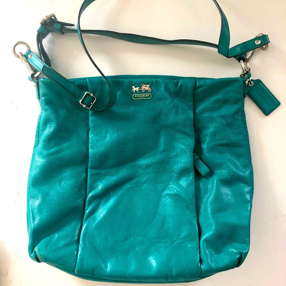 Coach Teal Hobo Bag